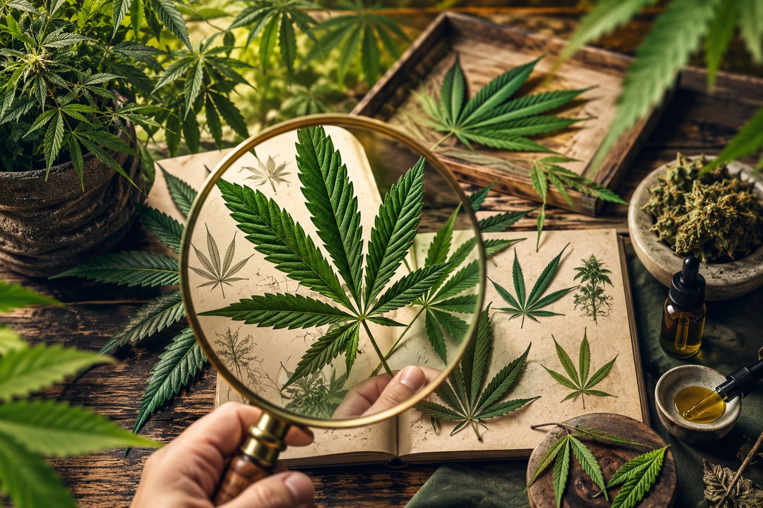 Feuilles de Cannabis
